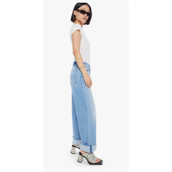 MOTHER Superior The LIL Dodger Button Hover Cuff Funk N' Flair Jeans sz. 26 NWT - Picture 2 of 11